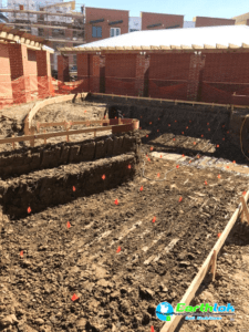 Clay soil stabilization for existing structures